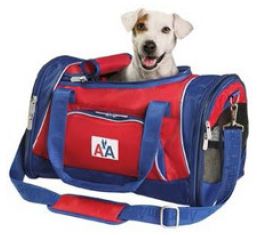 Generally, pets up to 20 pounds can accompany you onto the airplane.