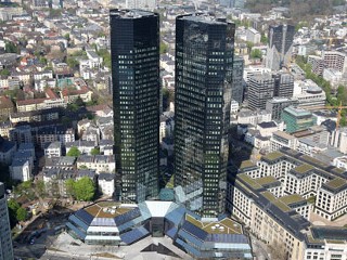 Deutsche Bank headquarters in Frankfort.