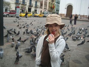 Children are at greater risk of contracting diseases from pigeons, health officials say. Photo credit: travelblog.org.