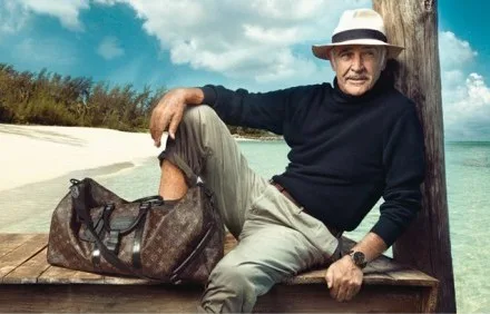 Actor Sean Connery in a Cuenca-made Panama hat.
