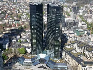 Deutsche Bank headquarters in Frankfort.