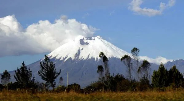 Cotopaxi, 50 miles south of Quito.