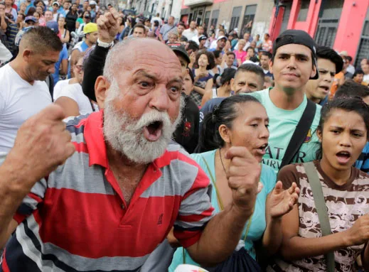 What, no pork leg! Poor Venezuelans protest the lack of a traditional holiday staple