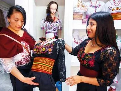 Indigenous Ecuadorian fashion designers aim to renew ethnic pride and reach a world market at the same time