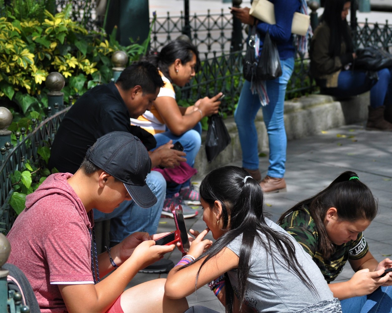 Afternoon reading in Parque Calderon – CuencaHighLife