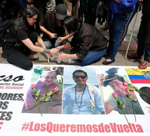 Drug gang refuses to turn over bodies of murdered journalists; Capture of ‘El Guacho’ is priority, Ecuador and Colombia say