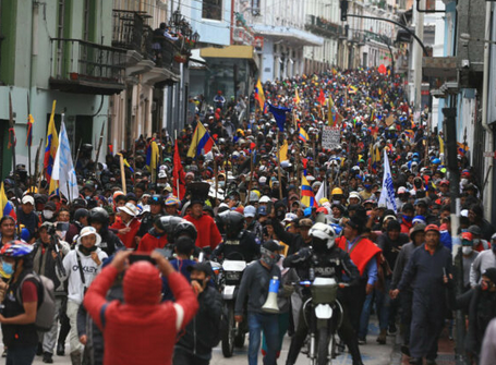 Government rejects Conaie ‘demilitarization’ demand, assesses riot damage in Quito and Puyo; Bus and tram service to resume Thursday in Cuenca