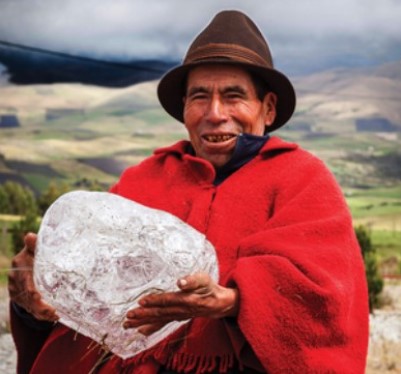 Ecuador’s last ‘iceman’ plies his trade on Mount Chimborazo; He learns to read and write at age 75