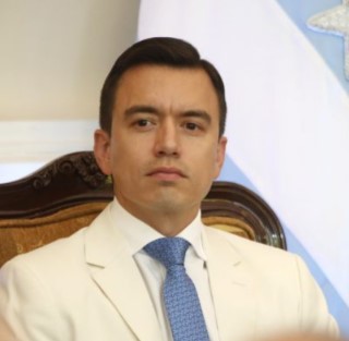 Noboa says 2,000 hectares of coca production are being destroyed near the Colombia border