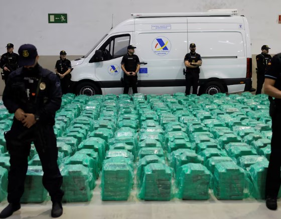 Spanish police make record 13-ton cocaine bust in banana shipment from Ecuador
