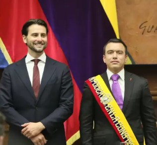 In inauguration speech, Noboa vows to build a ‘new Ecuador that leaves the old politics behind’