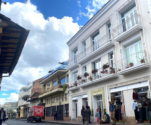 Cuenca is showing symptoms of gentrification; Two restaurants keep local traditions; Orchestra concerts are available on YouTube; High wind warning