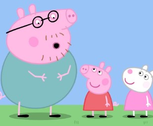 Can Peppa Pig, the bilingual television babysitter, also teach old gringos Spanish?