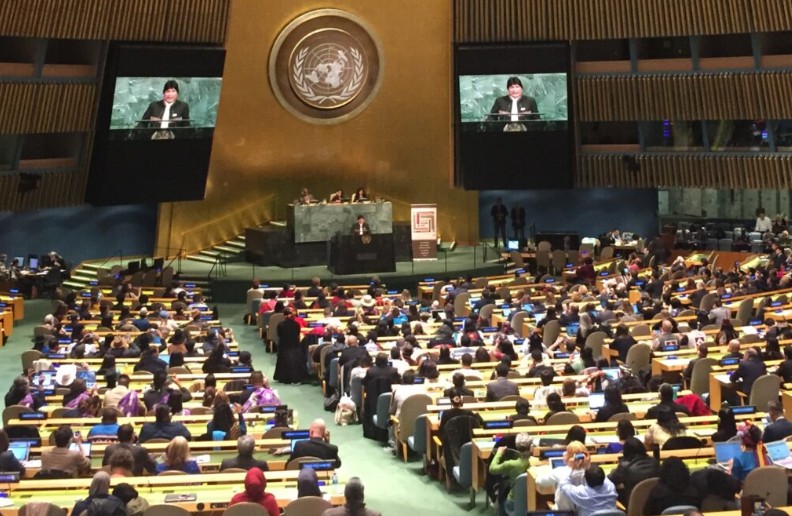 Peruvian and Ecuadorian indigenous leaders take concerns about Amazon crime to the United Nations