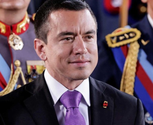 Noboa says joint military operations with the U.S. have reduced drug trafficking and crime