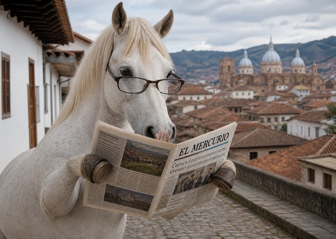 My horse reads the newspaper and other useful Spanish phrases